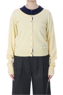 Multiway Cardigan Set Knit Tops - YELLOW (21252365801)