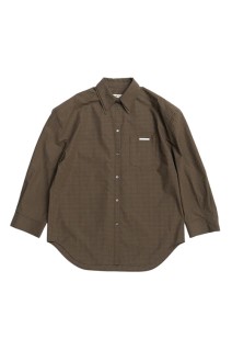 Double Collar Power Shirt Over Shirt - WHITE (31252315601)