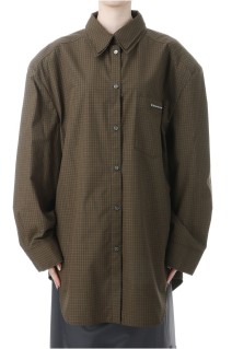 Double Collar Power Shirt Over Shirt - KHAKI (31252315601)