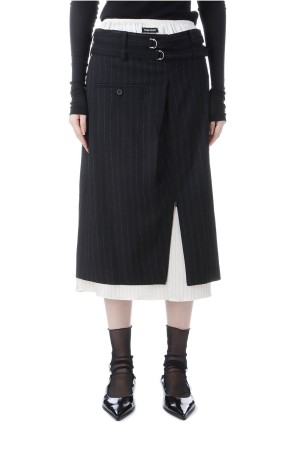 Suiting Midi Skirt - BLACK (31252516105)