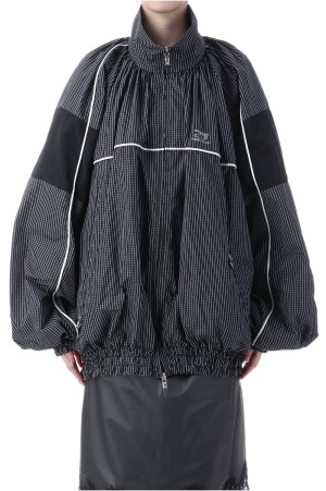 Volume Gathered Trucker Blouson - MULTI (31252215602)