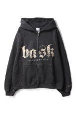 INDUSTRIES,  zip-up hoodie (vintage black) / VINTAGE BLACK