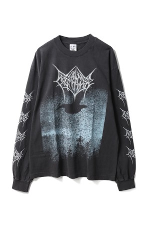 CROW,  long sleeve / VINTAGE BLACK