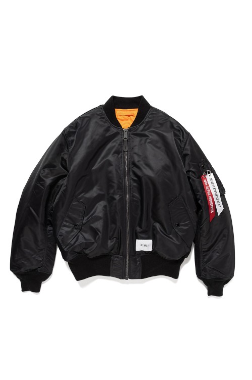 MA-1 CORE SPEC / JACKET / NYLON. TWILL. ALPHA INDUSTRIES / BLACK
