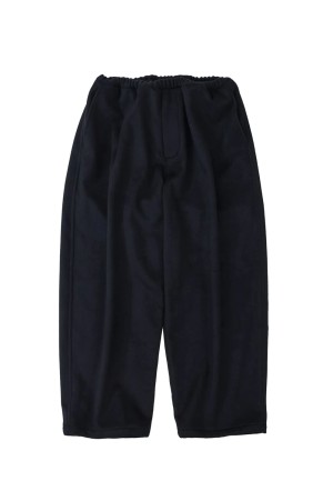 WOOL CASHMERE DRAWSTRING PANTS / BLACK (D25WS-04001)