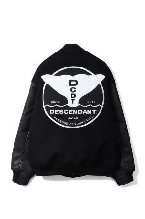 FLUKE UP VARSITY JACKET - BLACK (252CPDS-JKM01S) | セレクト