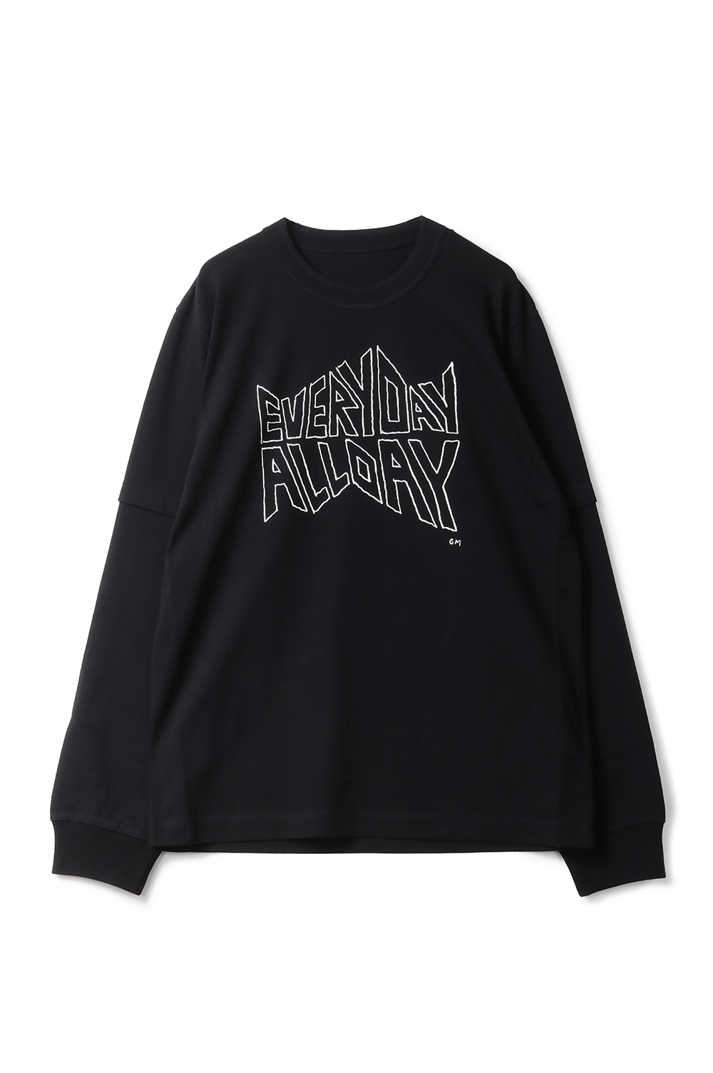 geoff sacai Print L/S T-Shirt - BLACK 001 (26-01122S) | セレクト