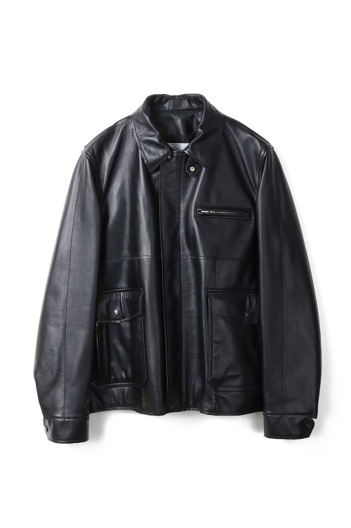 Leather Blouson - BLACK 001 (26-03905M) | セレクトショップ