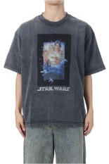 【MOVIE SERIES】「STAR WARS」Prime-Over Crew Neck T-Shirt - BLACK (11251411335)