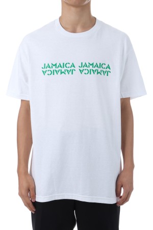 MIGHTY CROWN / FAREAST REGGAE CRUISE 2025 CREW NECK T-SHIRT - WHITE / GREEN (MIGHTYCROWN-WM-TEE02)