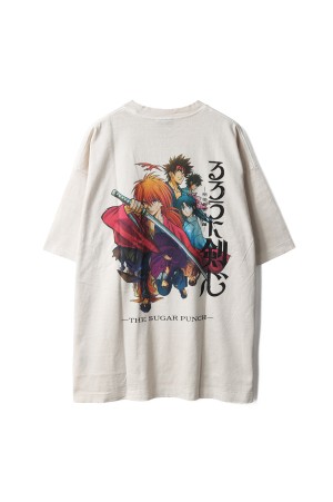 S/S T-Shirt (RUROUNI) - WHITE