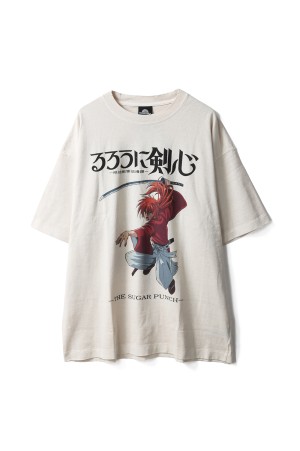 S/S T-Shirt (KENSHIN) - WHITE