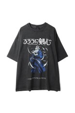S/S T-Shirt (SHISHIO) - BLACK