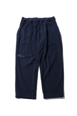 FLEECE WIDE TAPERED EASY PANTS - NAVY (SFCFW25P01SP)
