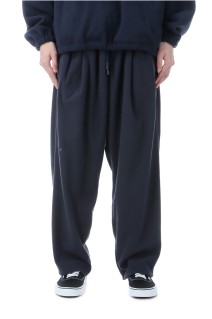 FLEECE WIDE TAPERED EASY PANTS - NAVY (SFCFW25P01SP)