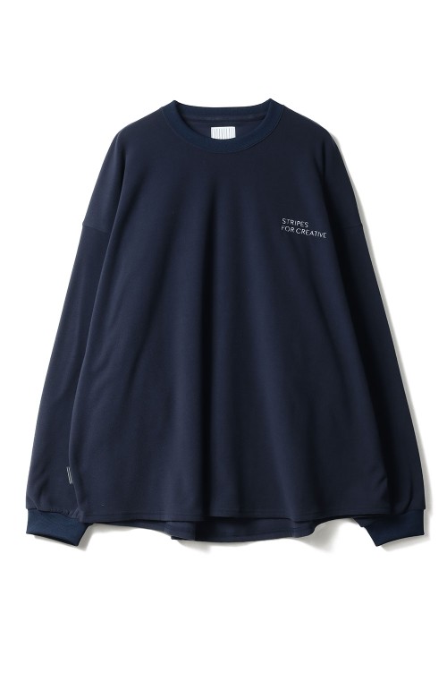 FLEECE SUPER BIG LS ROUND TEE - NAVY (SFCFW25CS01SP) | セレクト