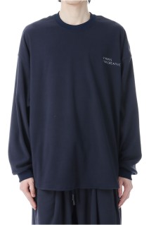 FLEECE SUPER BIG LS ROUND TEE - NAVY (SFCFW25CS01SP)