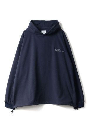 FLEECE SUPER BIG   HOODY LS TEE W/DRAWSTRINGS - NAVY (SFCFW25CS02SP)