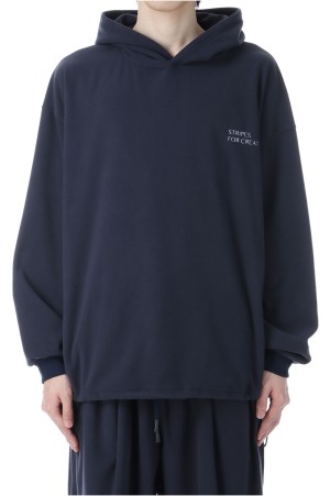 FLEECE SUPER BIG   HOODY LS TEE W/DRAWSTRINGS - NAVY (SFCFW25CS02SP)