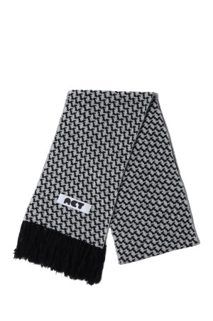 KPATTERN STOLE - BLACK (ACY-25AW-016)