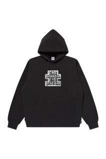 OE OG LABEL HOODIE - BLACK (BEPFW25CS38)