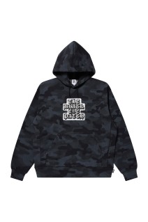 OE OG LABEL HOODIE - BLACK CAMO (BEPFW25CS38)