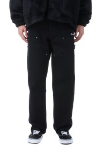 OE LOGO DOUBLE KNEE DUCK PANTS - BLACK (BEPFW25PA24)