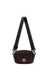 LEOPARD PATTERNED CORDUROY SHOULDER BAG - MULTI (BEPFW25AC38)