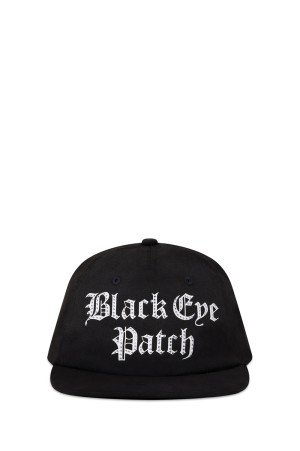 RHINESTONED OE LOGO CAP - BLACK (BEPFW25AC48)