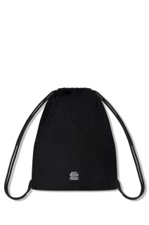 OG LABEL CORDUROY GYM BAG - BLACK (BEPFW25AC55)
