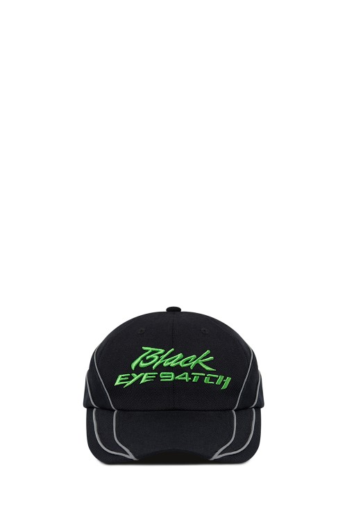 SUPERBIKE LOGO REFLECTIVE PIPING CAP - BLACK (BEPFW25AC59