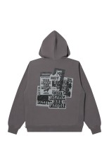 GRAYSCALE LABEL PACK HOODIE - CHARCOAL (BEPFW25CS25)