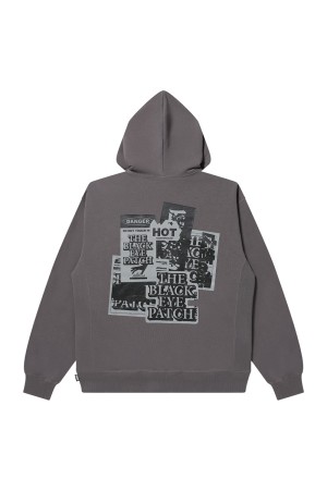 GRAYSCALE LABEL PACK HOODIE - CHARCOAL (BEPFW25CS25)