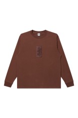 HWC SAME COLOR EMBROIDERED L/S TEE - BROWN (BEPFW25LT12)