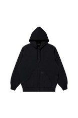 WASHED HOODED DUCK JACKET - BLACK (BEPFW25OT07)