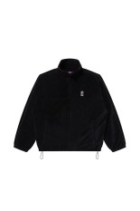 HWC VELOUR TRACK JACKET - BLACK (BEPFW25OT08)
