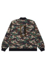 HWC EMBROIDERED QUILTED JACKET - WOODLAND CAMO (BEPFW25OT09)