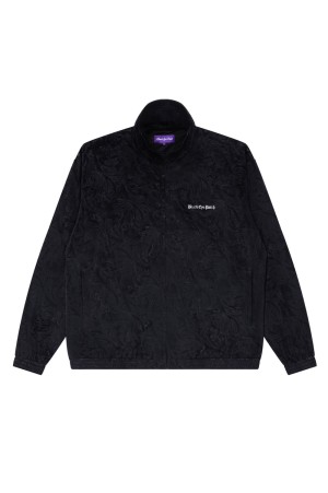 PAISLEY EMBOSSED TRACK JACKET - BLACK (BEPFW25OT13)