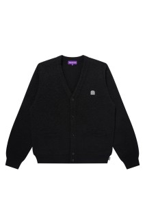 OG LABEL MOHAIR CARDIGAN - BLACK (BEPFW25TP20)