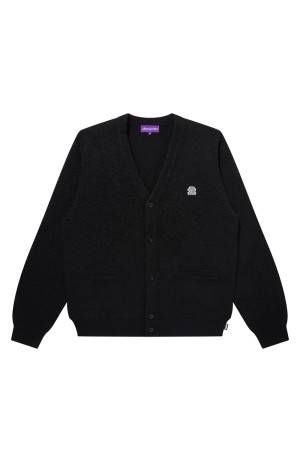 OG LABEL MOHAIR CARDIGAN - BLACK (BEPFW25TP20)