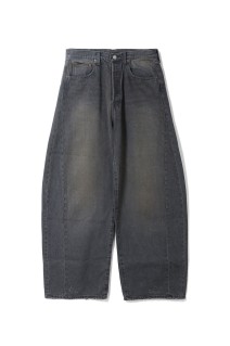 DEFORMATION WIDE DENIM JEANS - GREY (ST.1389)