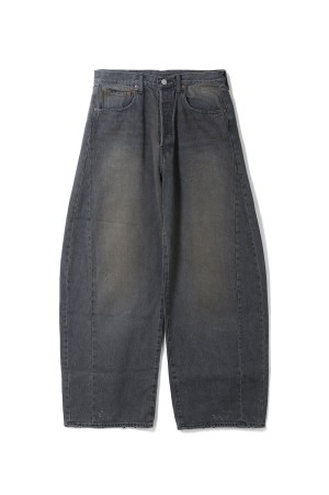 DEFORMATION WIDE DENIM JEANS - GREY (ST.1389)