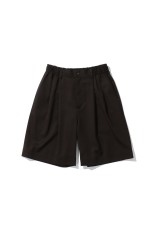 WIDE EASY SHORT TROUSERS - DARK BROWN (ST.1435)