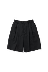 WIDE EASY SHORT TROUSERS - BLACK (ST.1435)