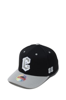 6 PANEL STRETCH SNAPBACK CAP - BLACK (MTL-CTE-03)