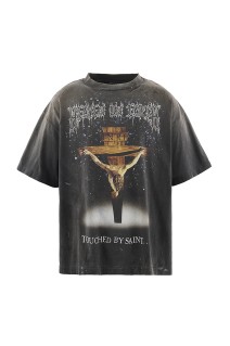 SS T-SHIRT / JESUS / BLACK (SM-MK8-0000-002)