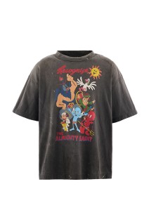 SS T-SHIRT / ALMITHY SAINT / BLACK (SM-MK8-0000-008)