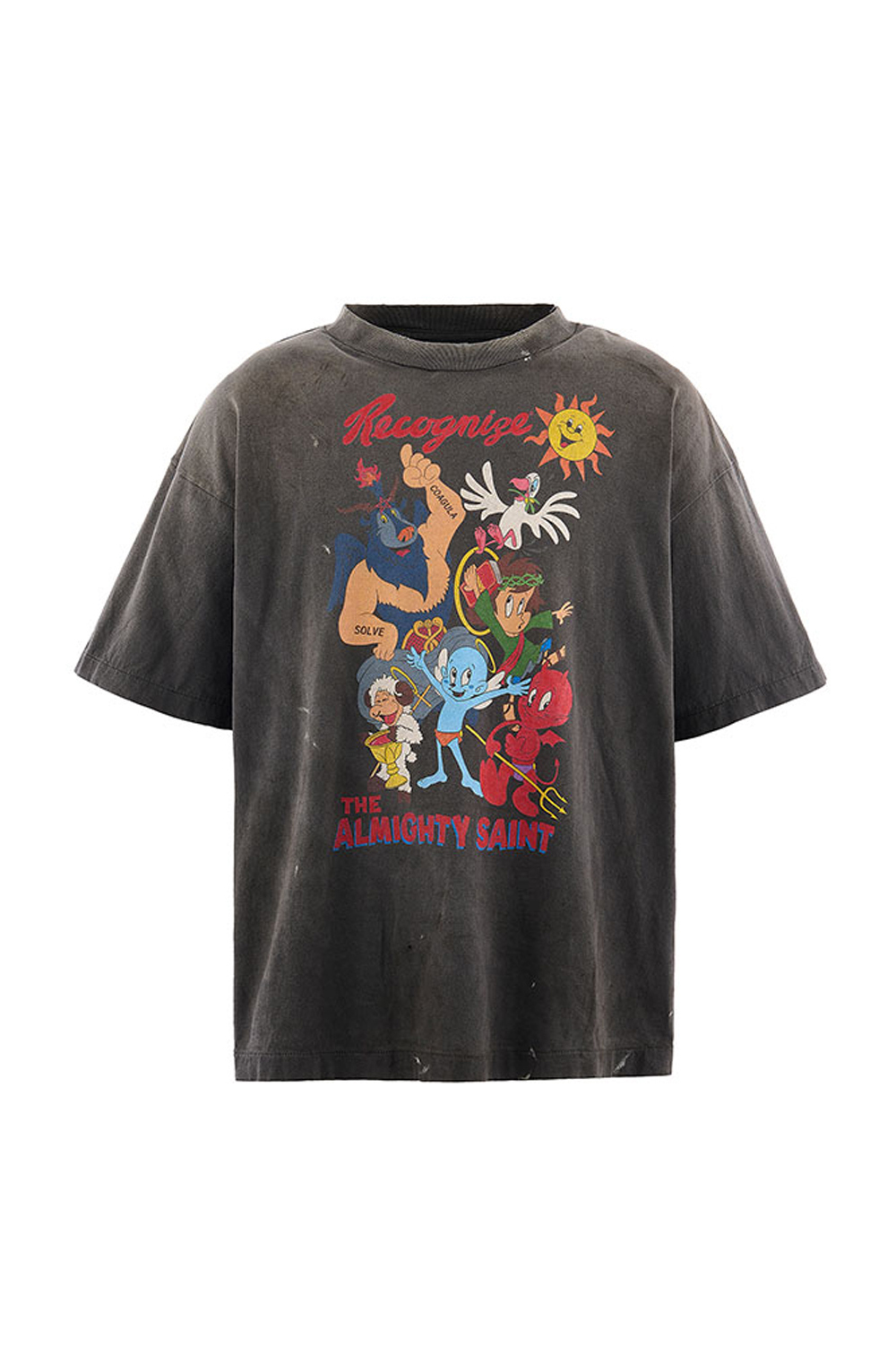 SS T-SHIRT / ALMITHY SAINT / BLACK (SM-MK8-0000-008) | セレクト