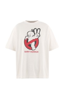 SS T-SHIRT / SAINT HORROR / WHITE (SM-MK8-0000-009)