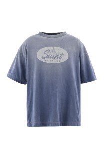 SS T-SHIRT / SAINT SERVICE / NAVY (SM-MK8-0000-020)